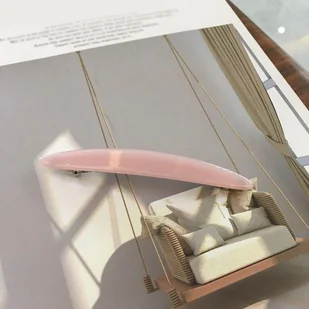 Akrylowa podłużna spinka do włosów - Ozdoby do włosów - miniaturka - grafika 1