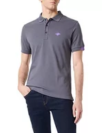 Koszule męskie - Replay Męska koszula polo M3540, szary 327, XS - miniaturka - grafika 1