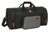 Torebki damskie - BLACKFIT8 OLD SCHOOL - Torba sportowa dla dzieci, plecak, idealny dla dzieci w różnym wieku, wygodny i wszechstronny, jakość i wytrzymałość, 55 x 27 x 26 cm, Czarny/Szary, M, Casual - miniaturka - grafika 1