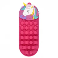 Piórniki - Piórnik silikon 1zamek Unicorn STARPAK - miniaturka - grafika 1
