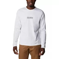 Bluzy sportowe męskie - Koszulka sportowa z długim rękawem Csc Alpine Way II LS Tee - biały - miniaturka - grafika 1