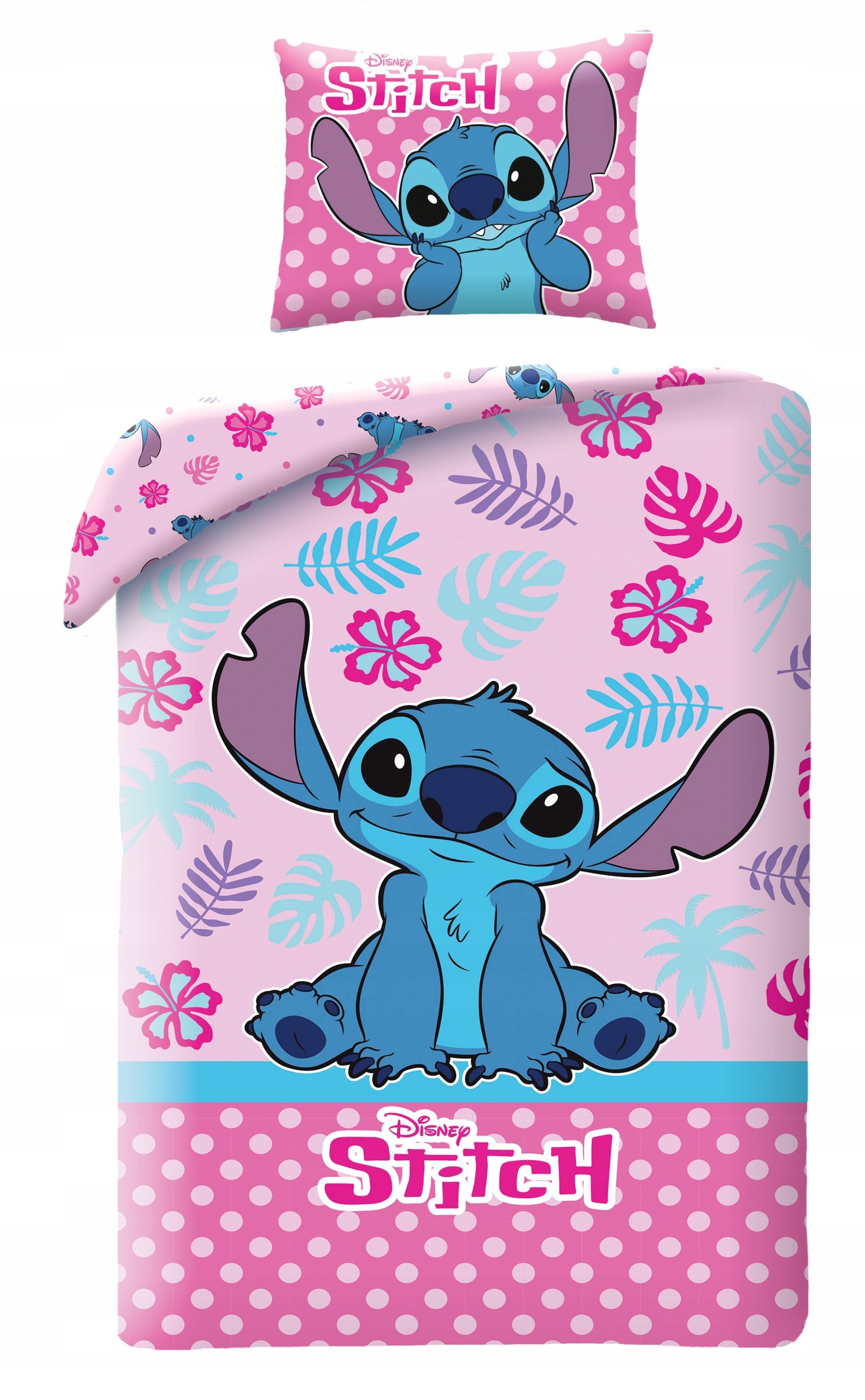 Pościel dziecięca Lilo i Stitch 140x200 Halantex 100% bawełna disney Sticz