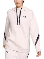 Kurtki i kamizelki sportowe damskie - Damska bluza treningowa UNDER ARMOUR FLEECE HOODIE TAPED WM - miniaturka - grafika 1