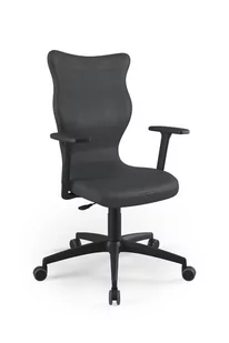 Fotel biurowy, krzesło biurowe Entelo, Krzesło obrotowe Perto Plus Vega 17 rozm. 7, Antracytowy - Fotele i krzesła biurowe - miniaturka - grafika 1