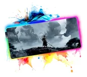 Podkładki pod mysz - Podkładka Pod Mysz Na Biurko Led Black Myth: Wukong Wzór 1 Perfectlife - miniaturka - grafika 1