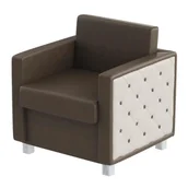 Meble kosmetyczne - COMODO Fotel do poczekalni Rodzaj obicia: Skaj Basic - miniaturka - grafika 1