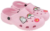 Buty dla dziewczynek - Clogi dziecięce różowe rozmiar 28/29 - miniaturka - grafika 1