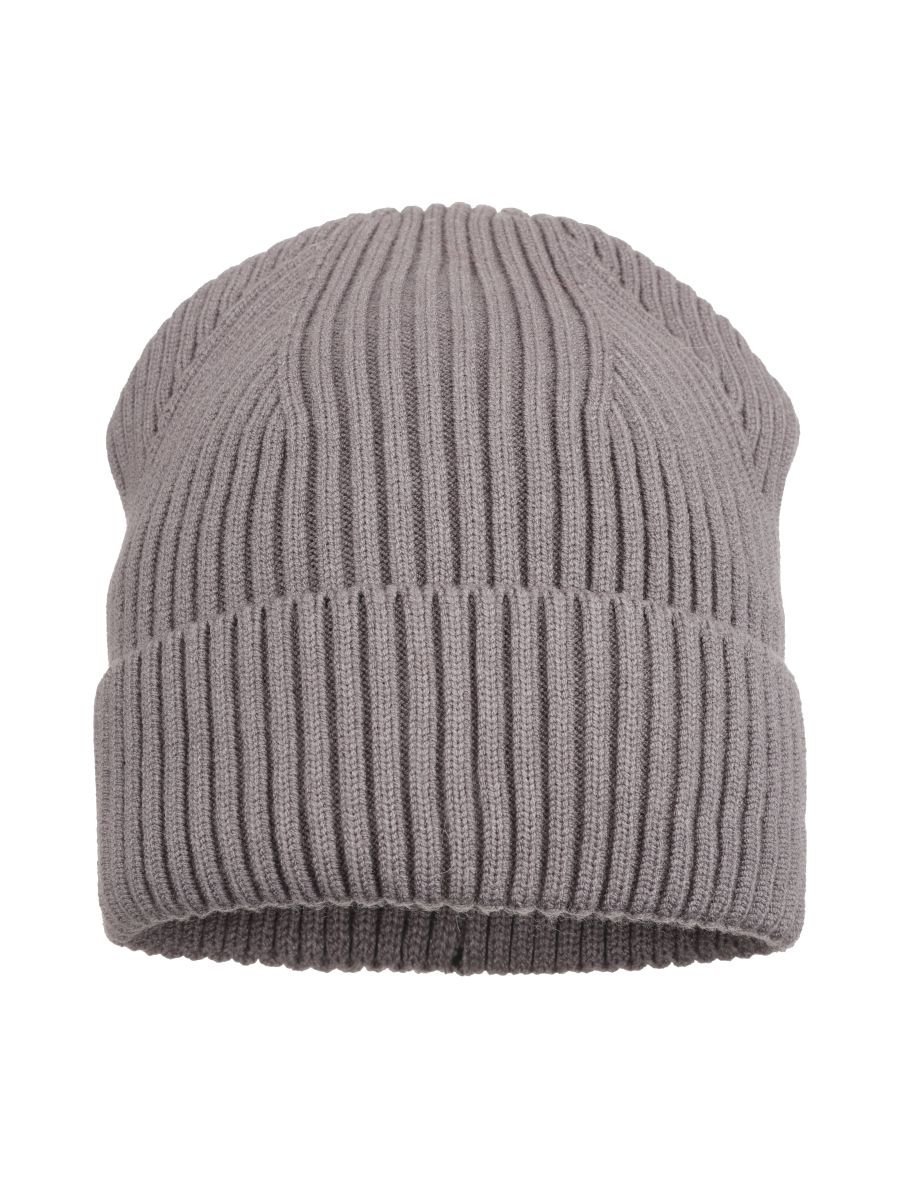 Chłopięca czapka zimowa szara Ambra Biz r.50/54