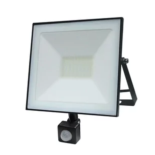 VOLTENO VO0938 REFLEKTOR CZARNY LED 30W czujnik ruchu - Oświetlenie warsztatowe - miniaturka - grafika 1