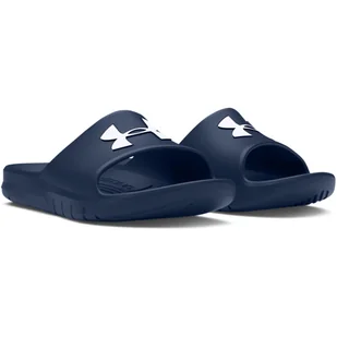 Klapki UNDER ARMOUR UA CORE PTH SL 3021286-400 – Granatowy - Klapki i japonki damskie - miniaturka - grafika 1