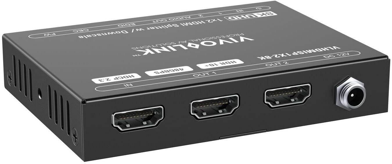 VivoLink HDMI splitter 1x2, 8K@60Hz VLHDMISP1X2-8K