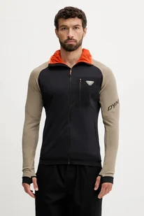Dynafit bluza sportowa Radical Polartec kolor czarny z kapturem wzorzysta 08.0000071122 - Bluzy męskie - miniaturka - grafika 1