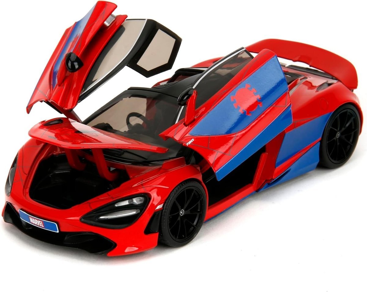 McLaren 720S 1:24 Spider‑Man Miles Morales Jada Toys Metalowy Model, HIT