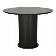 Stoły - Stół Elia 100cm okrągły czarny - miniaturka - grafika 1