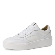 Sneakersy damskie - Tamaris Damskie sneakersy 1-1-23704-28, White Uni, 37 eu - miniaturka - grafika 1