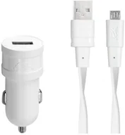 Ładowarki samochodowe - MOBILE CHARGER CAR/WHITE VA4222 WD1 RIVACASE - miniaturka - grafika 1