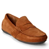 Mokasyny męskie - Mokasyny Polo Ralph Lauren Reynold 803893741003 Brązowy - miniaturka - grafika 1