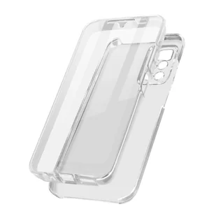 Etui 360° do Xiaomi Redmi 10 Elastyczny przód i sztywny tył – przezroczyste - Etui i futerały do telefonów - miniaturka - grafika 1