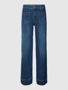 Spodnie damskie - Jeansy z wpuszczanymi kieszeniami model ‘Kimberly’ - grafika 1