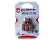 Hamulce rowerowe - CLARK'S Klocki hamulcowe  VRX850 PRO czerwony / Materiał: metaliczne - miniaturka - grafika 1