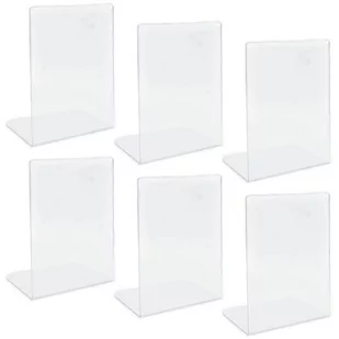 Podpórka do książki z plexi 2mm - drewno 6 szt. - Podpórki do książek - miniaturka - grafika 1