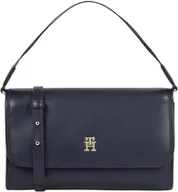 Torebki damskie - Tommy Hilfiger Damska torba na ramię TH MONOTYPE Hobo, Space Blue, jeden rozmiar, niebieski (Kosmiczny Błękit), One Size - miniaturka - grafika 1