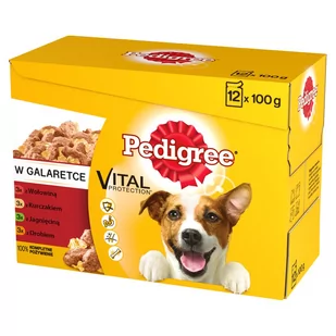 Pedigree - Karma mix smaków w galarecie dla dorosłych psów - Mokra karma dla psów - miniaturka - grafika 1