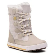 Śniegowce damskie - Merrell Dziewczęce Śniegowce Beżowe Z Ociepleniem 32 Jra - miniaturka - grafika 1