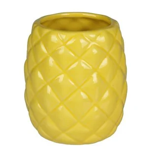 Kubek PINEAPPLE 9 x 10,5 cm żółty - Kubki na szczoteczki do zębów - miniaturka - grafika 1