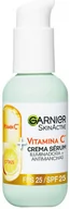 Serum do twarzy - Krem-serum do twarzy Garnier SkinActive Anti Spot Illuminating Serum Cream Vitamin C SPF25 50 ml (3600542449625) - miniaturka - grafika 1