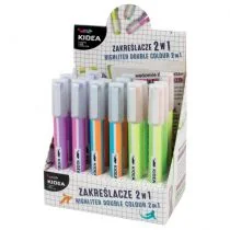 Derform Zakreślacze 2w1 (24szt) KIDEA - Przybory szkolne - miniaturka - grafika 1