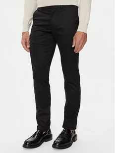 Calvin Klein Chinosy K10K113429 Czarny Slim Fit - Spodnie męskie - miniaturka - grafika 1