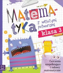 Matematyka z wesołymi potworami, klasa 3 - Aksjomat - Książki edukacyjne - miniaturka - grafika 1