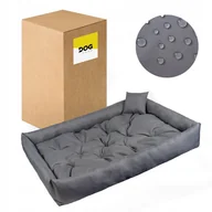 Legowiska dla psów - Legowisko Dla Psa Wodoodporne 110x80 cm XXL Wyciągana Poducha - Szary - miniaturka - grafika 1