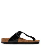Klapki i japonki damskie - Birkenstock Japonki Gizeh Bs 0043663 Czarny - miniaturka - grafika 1