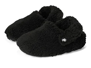 Crocs Classic Cozzzy Slipper T, Kapcie unisex dzieci, czarne, 25 EU, Czarny (Black), 25 EU - Kapcie damskie - miniaturka - grafika 1