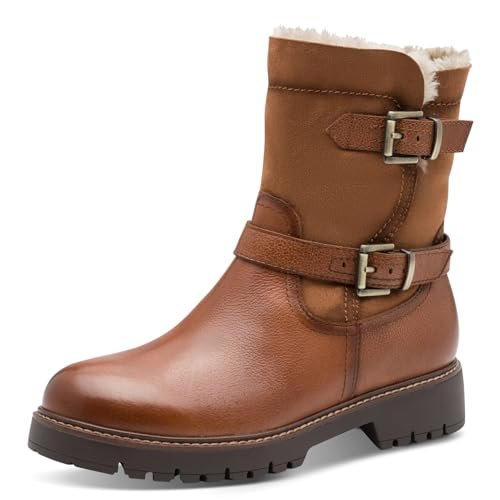 Tamaris Damskie WL Boot 1-26820-45 śniegowce, koniak, 41 EU, koniak, 41 EU