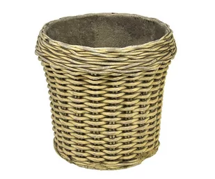Donica ogrodowa kosz beż Boho 4D - Donice - miniaturka - grafika 1