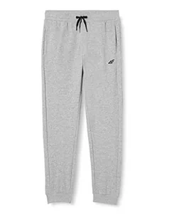 4F Męskie spodnie Spmd351, szare (Cold Light Grey Melange), XL, szary (Cold Light Grey Melange), XL - Spodenki męskie - miniaturka - grafika 1