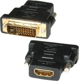 Roline Adapter AV HDMI - DVI-D czarny - Złącza, przejściówki, adaptery - miniaturka - grafika 1