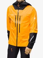Kurtki narciarskie - Kurtka na narty Mammut Haldigrat Air HS Hooded Jacket - tangerine/black - miniaturka - grafika 1