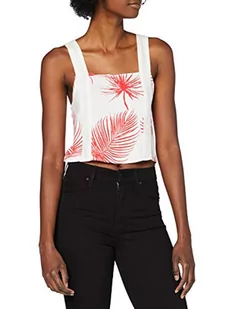 Hurley Damska koszulka w Jenna Tank Shirt biały biały/antracytowy S CQ2528 - Koszulki i topy damskie - miniaturka - grafika 1