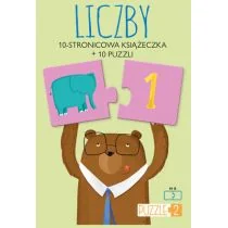 OLESIEJUK Liczby (książeczka + 10 puzzli) praca zbiorowa - Książki edukacyjne - miniaturka - grafika 2