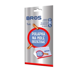 BROS PUŁAPKA NA MOLE ODZIEŻOWE 1 SZTUKA - Zwalczanie i odstraszanie szkodników - miniaturka - grafika 1