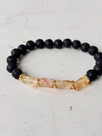 Bransolety męskie - Bransoletka męska Cytryn - Pakamera - miniaturka - grafika 1