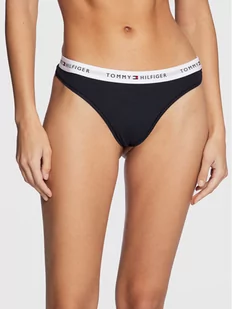 Tommy Hilfiger Stringi UW0UW03835 Granatowy - Majtki damskie - miniaturka - grafika 1