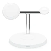 Ładowarki do telefonów - Belkin MagSafe 3-1 Wireless Charger White - miniaturka - grafika 1