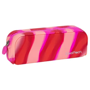 Piórnik Szkolny Silikonowy Coolpack Zebra Silicone Pink Z11771 - Piórniki - miniaturka - grafika 1