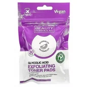 Chusteczki do demakijażu - Beauty Formulas Złuszczające płatki do oczyszczania twarzy - kwas glikolowy, ekstrakt arbuza 30 szt. - miniaturka - grafika 1