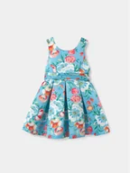 Sukienki i spódniczki dla dziewczynek - Abel & Lula Sukienka elegancka 5063 Niebieski Regular Fit - miniaturka - grafika 1